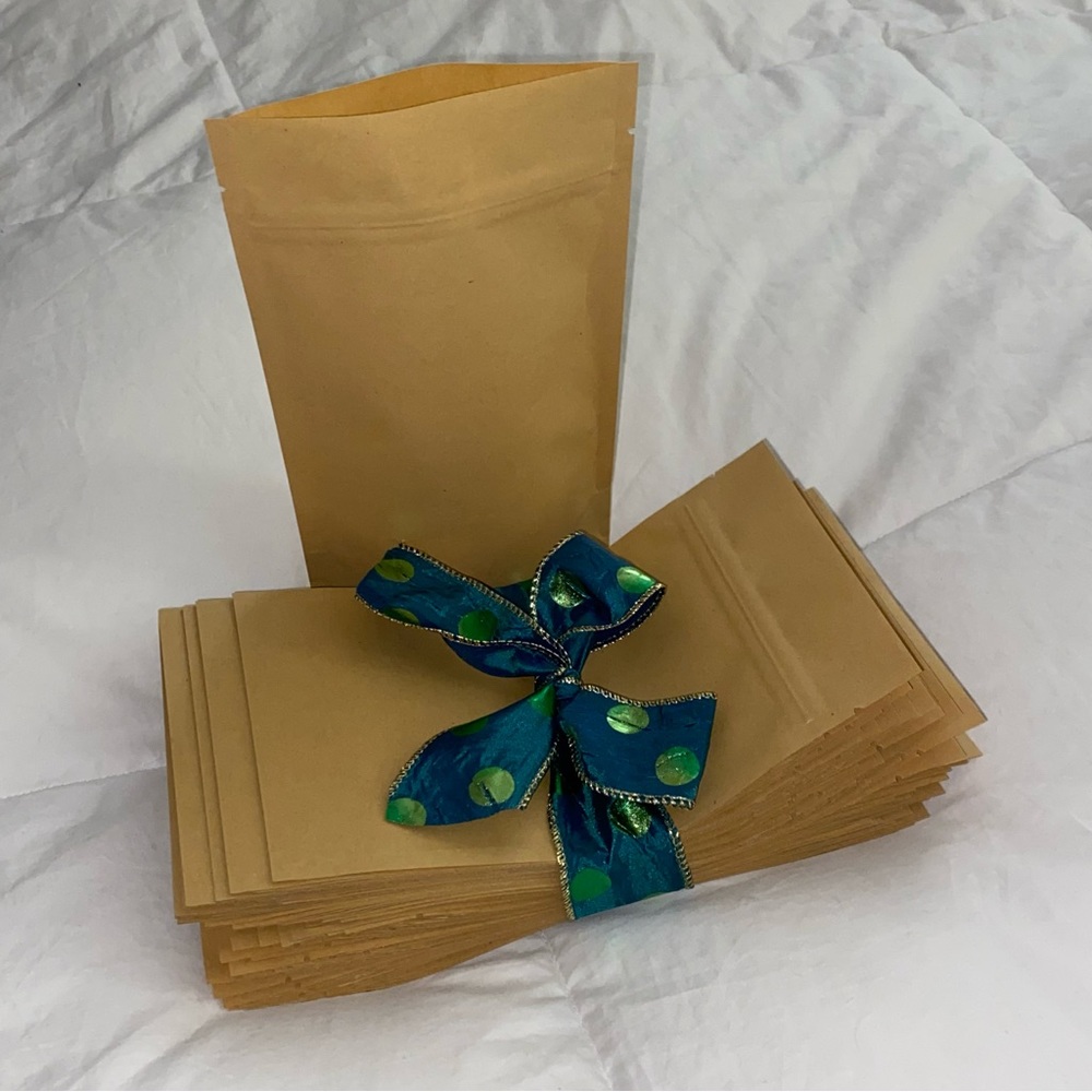 Eco-Friendly Tan Food Storage Bags